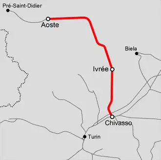 Voir la carte de la ligne.