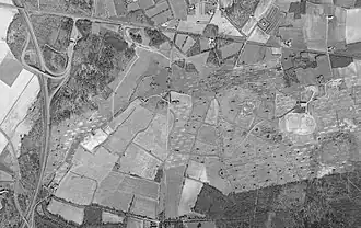 Aéroport d'Angers-Marcé en construction en 1997.