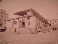 La place des Patriarches avec le marché des Patriarches vers 1900 (photo d'Eugène Atget).