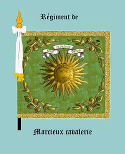 régiment de Marcieu cavalerie, avers