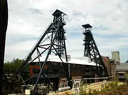 Châssis à molette du Bois du Cazier à Marcinelle.