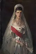 Portrait de Maria Feodorovna, princesse Dagmar de Danemark (1882), Musée Russe, Saint-Pétersbourg