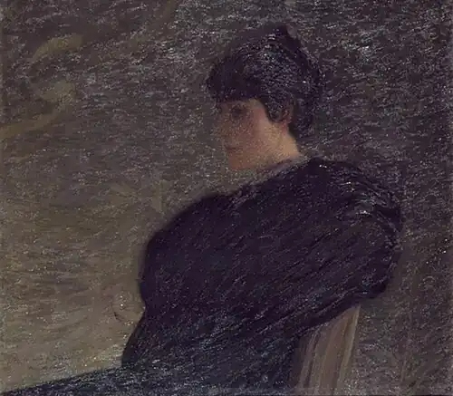 Henri Martin, Portrait de Marie Duhem, huile sur toile, musée de la Chartreuse de Douai.