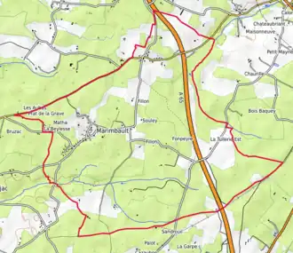 Carte topographique.