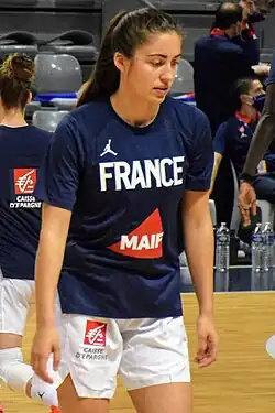 Marine Fauthoux, internationale de basket-ball.