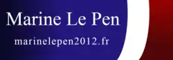 Logo reconstitué de la campagne présidentielle de Marine Le Pen en 2012.