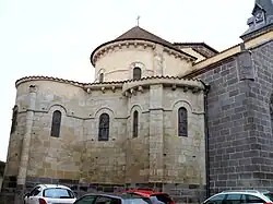 Chevet roman de l'église Notre-Dame