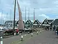 Le port de Marken.