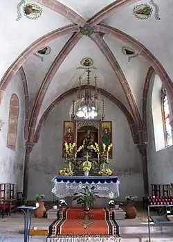 Intérieur de la chapelleSaint-Denis.