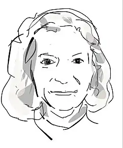 Portrait de Marthe Gautier (croquis)