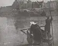 Le bac de Concarneau en 1904.