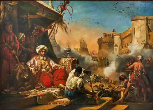 Le Massacre des Mamelouks par Horace Vernet.