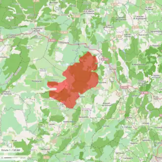 Le massif de Coutach.