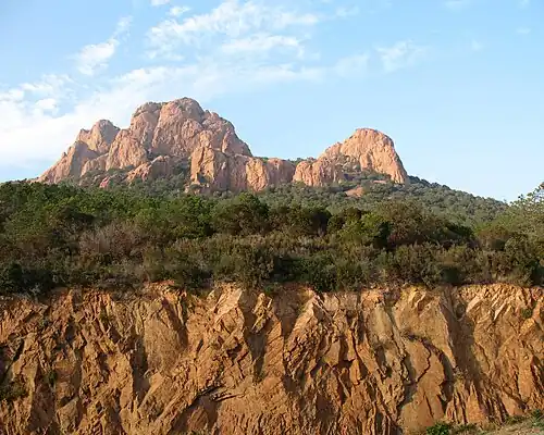 Massif de l'Esterel.