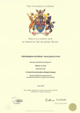 Image illustrative de l’article Master of Arts