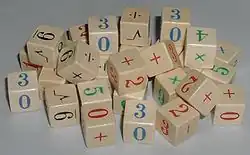 Dés mathématiques.