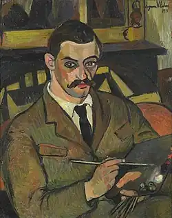 Suzanne Valadon, Portrait du peintre Maurice Utrillo, 1921, Paris, musée de Montmartre.