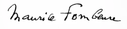 signature de Maurice Fombeure