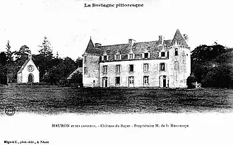 Le château du Boyer au début du XXe&nbsp;siècle (carte postale).