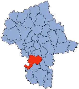 Localisation de Powiat de Grójec