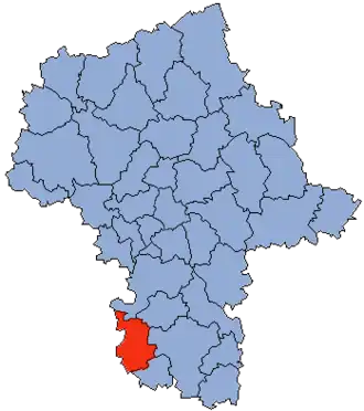 Localisation de District de Przysucha