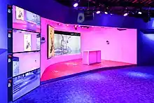 Le studio de télévision au Media World (2018)