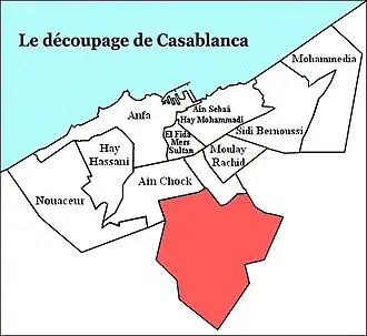 Carte de la circonscription.