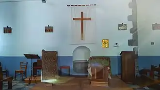 Intérieur de l'église.