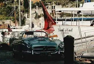 Mercedes-Benz 190&nbsp;SL sur la Côte d'Azur