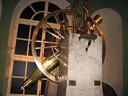 Cercle méridien à Saint-Pétersbourg, construction allemande de 1828