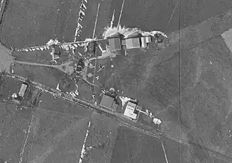 Infrastructures de l'aéroport Mermoz en 1963.