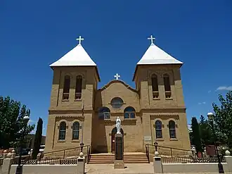 Basilica of San Albino Coat of Arms Mesilla New Mexico.gif