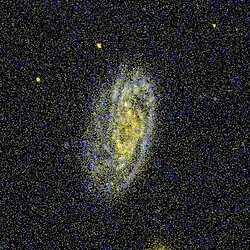 M88 en ultraviolet par le télescope spatial GALEX.