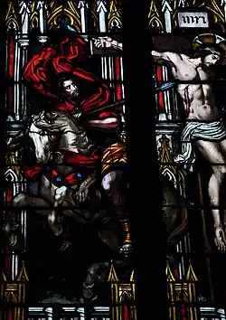 Saint Longin et le Christ