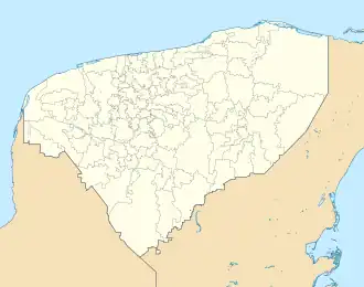 Voir sur la carte administrative du Yucatán