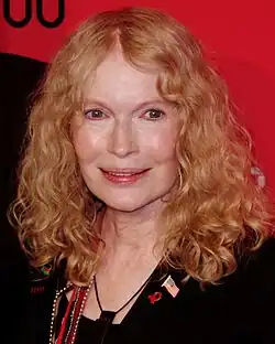 Mia Farrow au gala du Time 100, en 2012