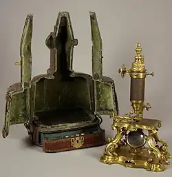 Microscope, 1750.