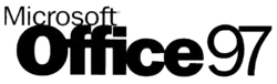 Description de l'image Microsoft Office 97 wordmark.png.