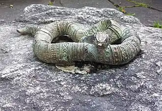 Statue Midgårdsormen II de Mats Lodén.