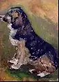 Chien (huile sur toile)