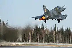 Mirage 2000N du 2/4 Lafayette à Eielson Air Force Base durant l'exercice Red Flag Alaska 09-2.