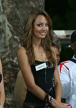 Laura Tanguy, Miss Pays de Loire, représentante de la France à Miss Monde 2008.