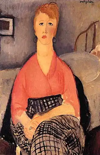 La Blouse rose, par Amedeo Modigliani en 1919.