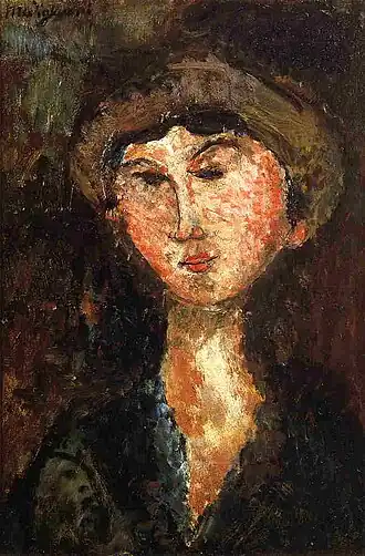 Amedeo Modigliani, Portrait de Beatrice Hastings, 1914