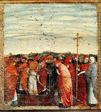 Prédelle au palais Pitti.