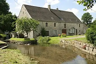 Le vieux moulin à eau de Scoville (1743).