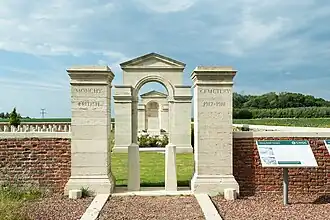 Le Monchy British Cemetery.