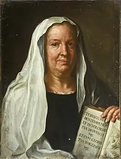 Sainte Françoise Romaine, tableau de vers 1700 (Pinacoteca comunale di Faenza&nbsp;(it)).
