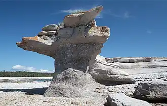 Monolithe sur l'île Quarry