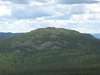 Vue du mont Carleton depuis le mont Head.